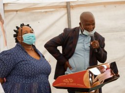 Joe Morolong Family House Handover