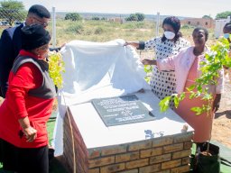 Joe Morolong Family House Handover