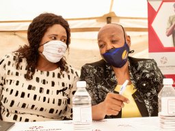 Joe Morolong Family House Handover